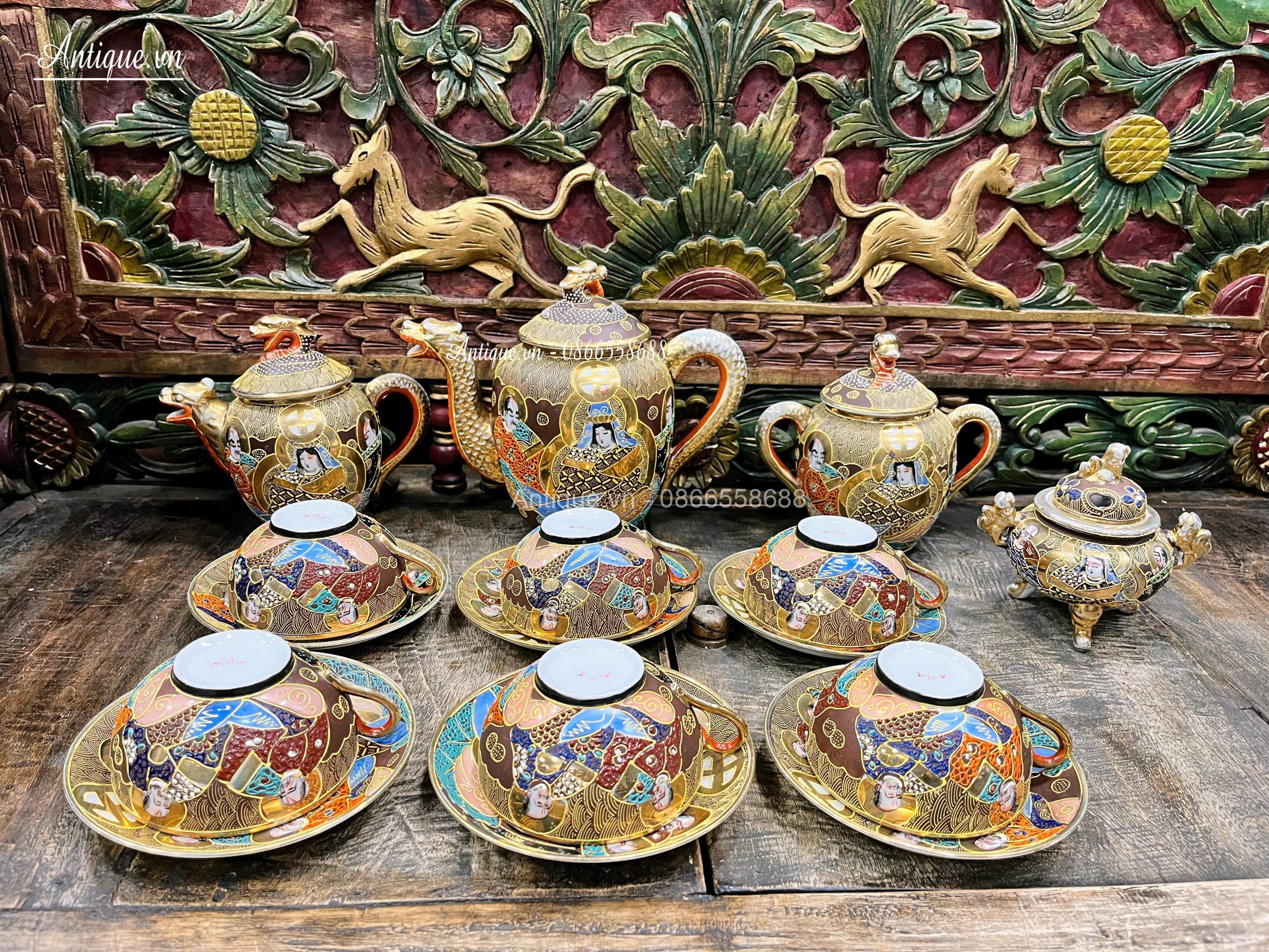 Bộ ấm trà Satsuma Bộ ấm trà Satsuma