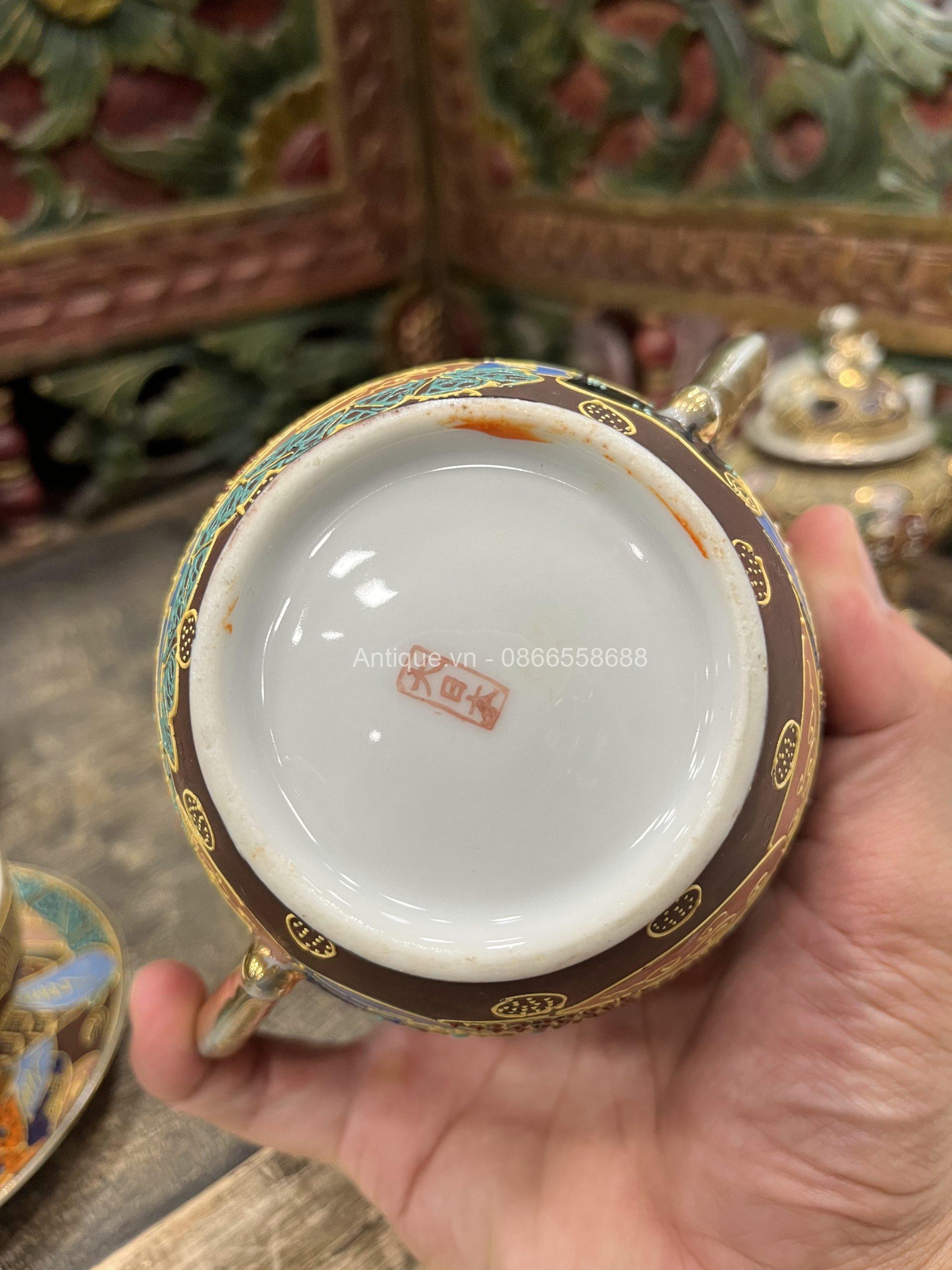 Bộ ấm trà Satsuma Bộ ấm trà Satsuma