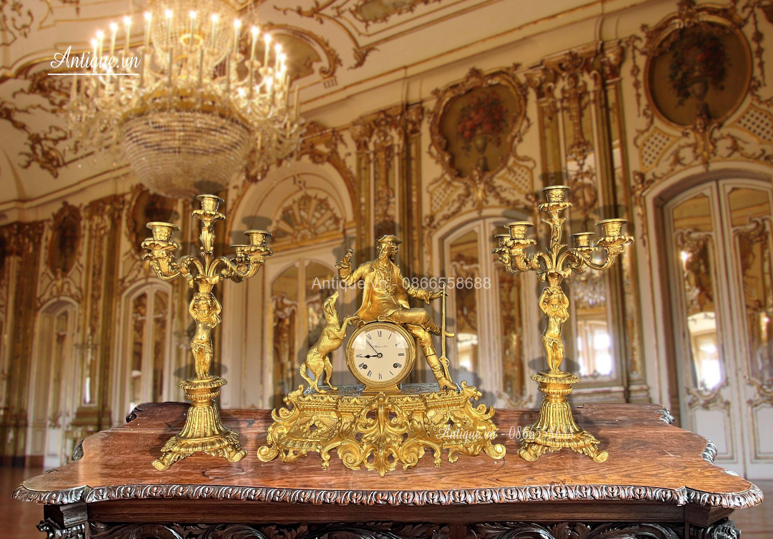 Bộ đồng hồ chân nến Bộ đồng hồ chân nến