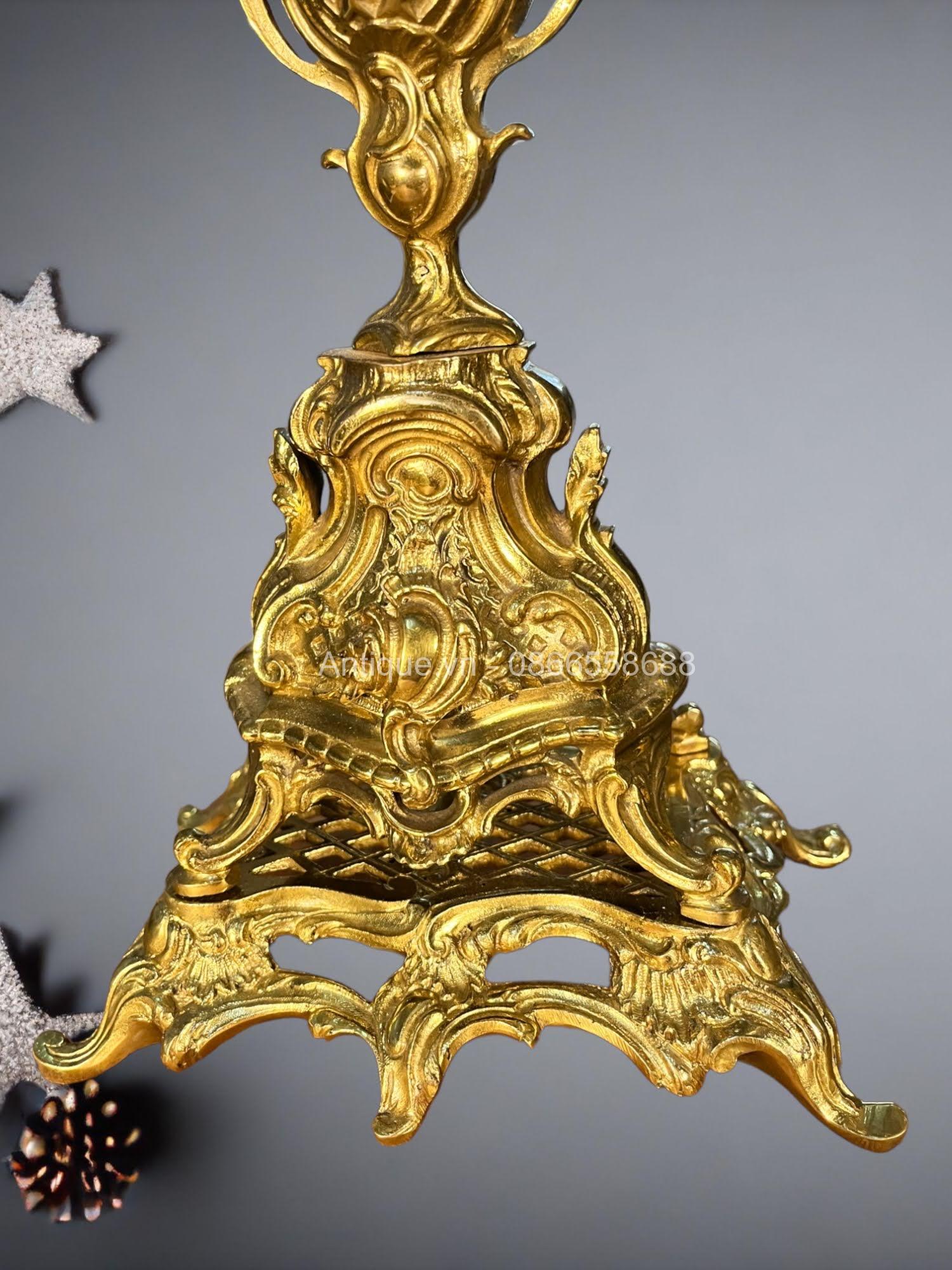 đồng hồ chân nến đồng hồ chân nến