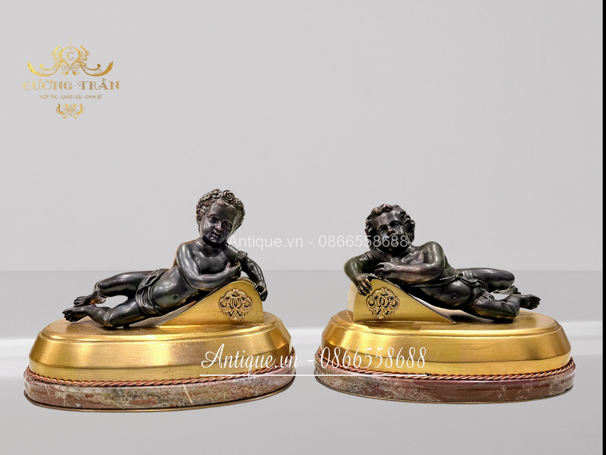 Cặp tượng cu tí b Cặp tượng cu tí b