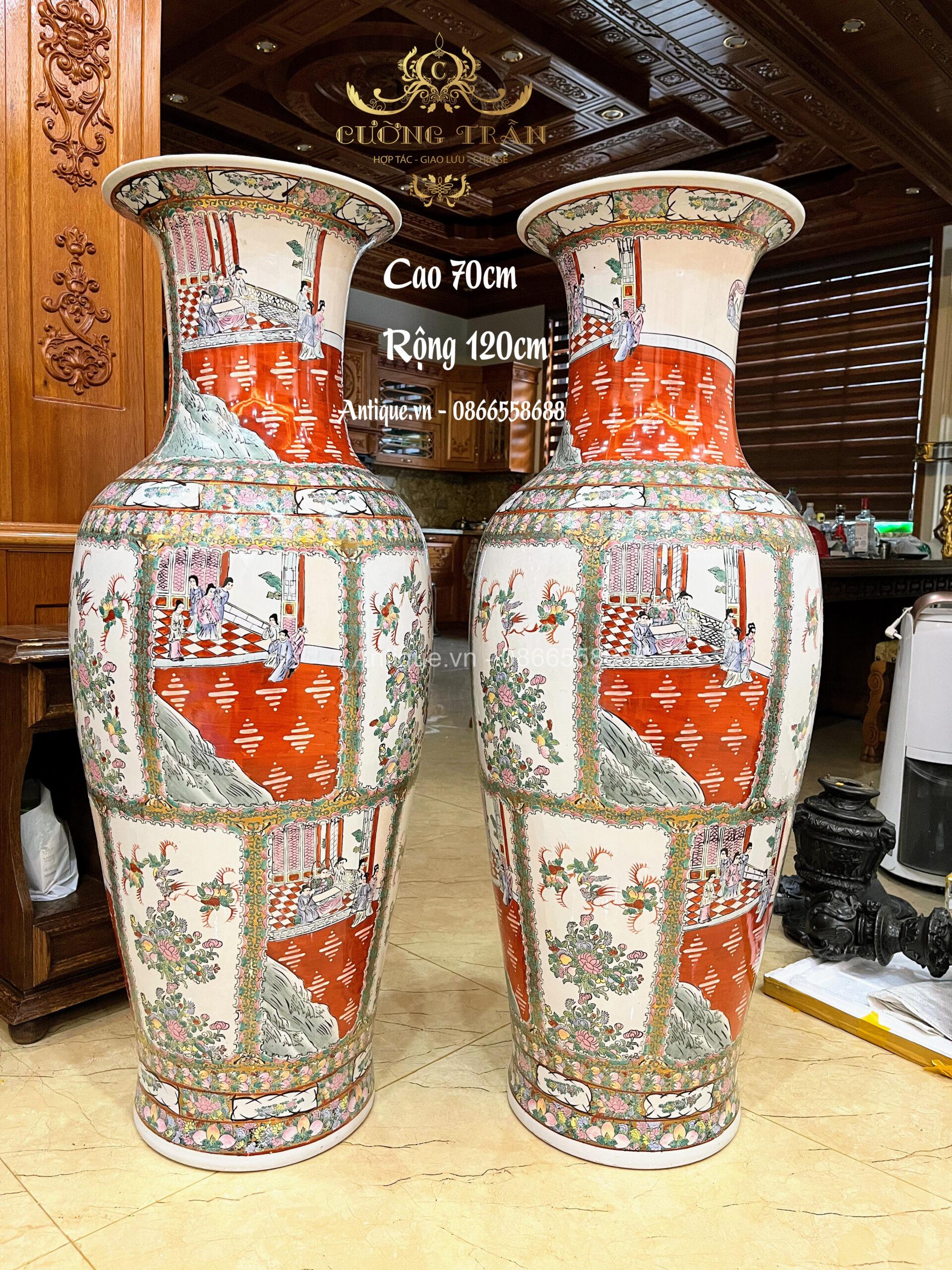 Cặp bình sứ tàu Cặp bình sứ tàu