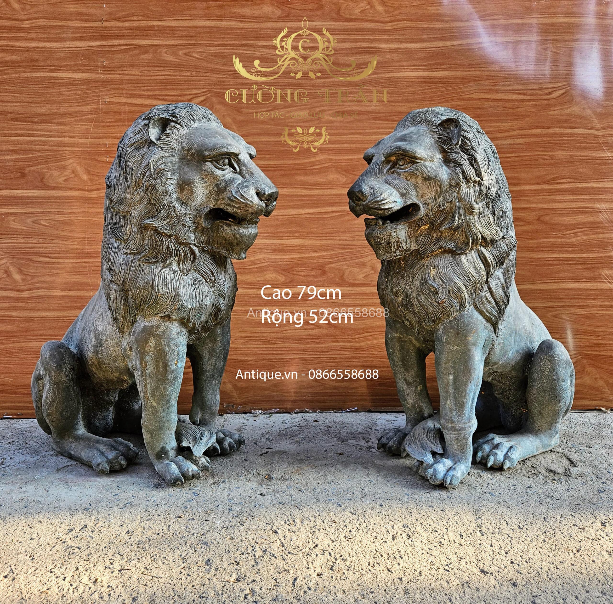 Cặp sư tử đồng Cặp sư tử đồng