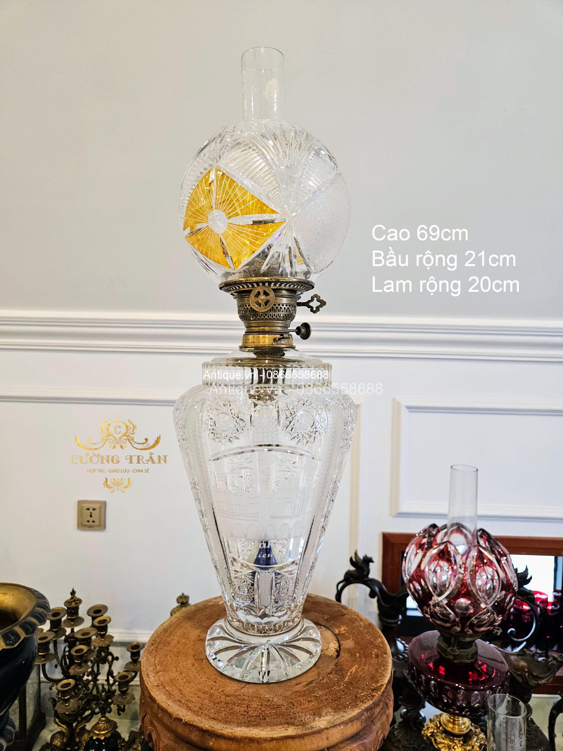 Đèn dầu pha lê Đèn dầu pha lê