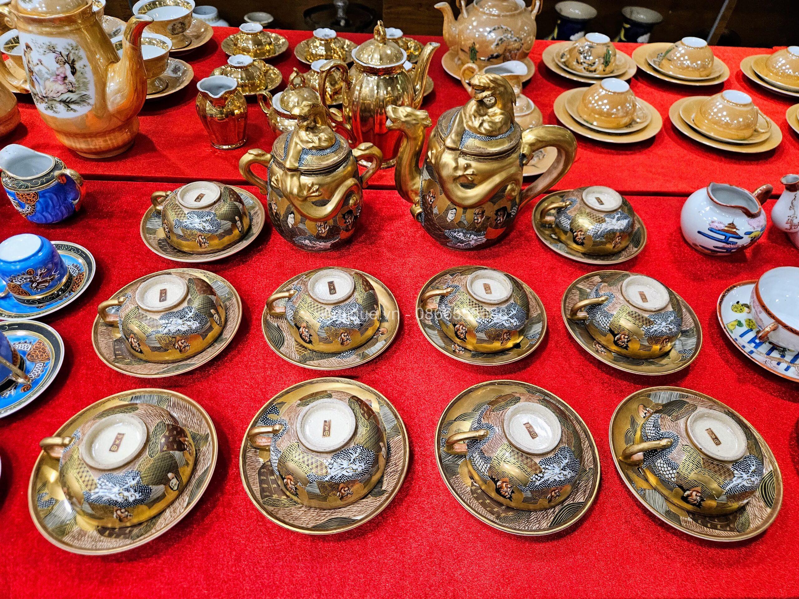 Bộ ấm trà Satsuma Bộ ấm trà Satsuma