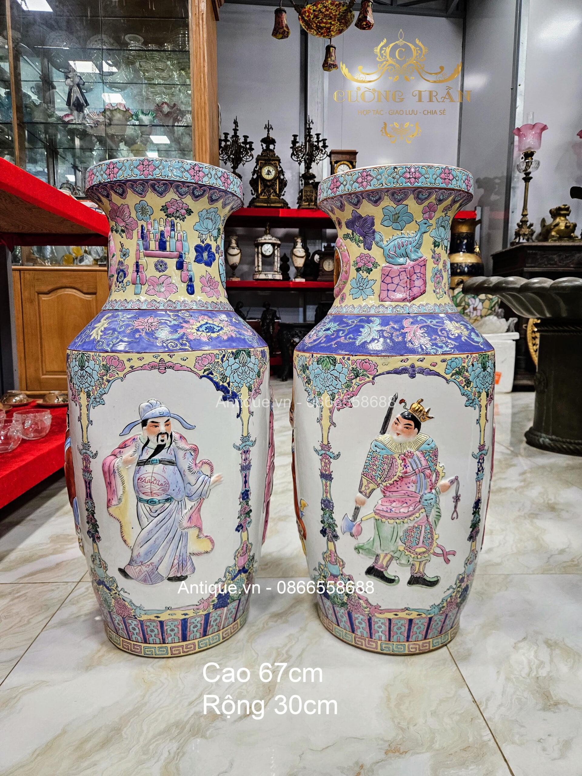 Cặp bình gốm Cặp bình gốm