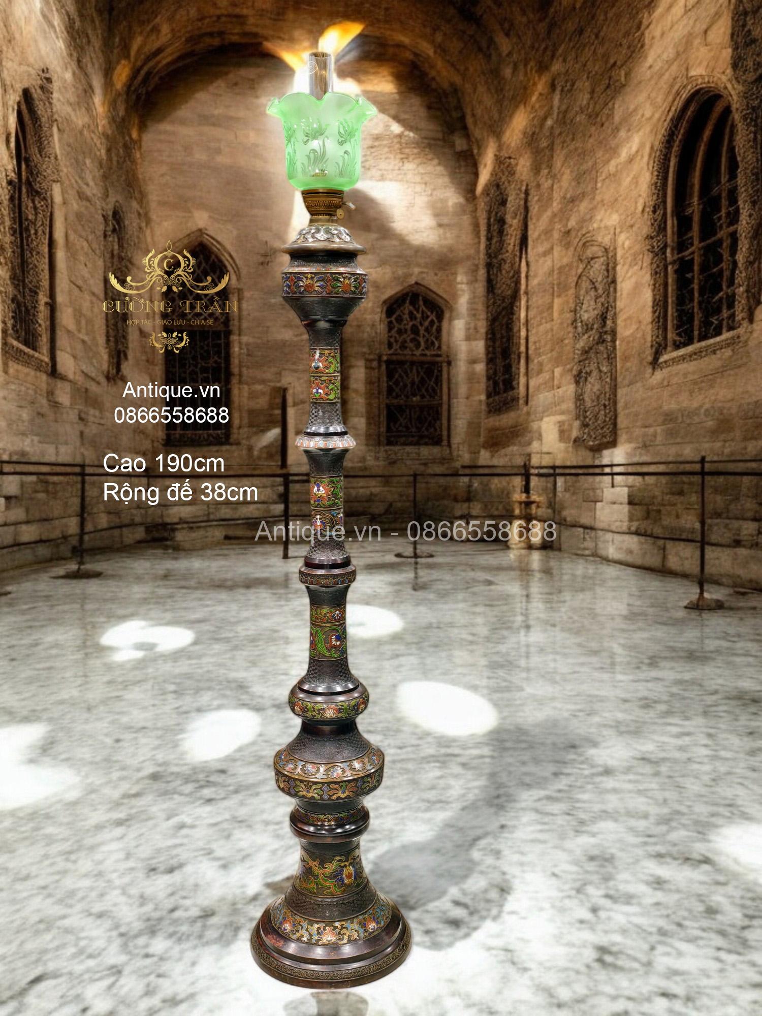 Đèn cây pháp lam Đèn cây pháp lam