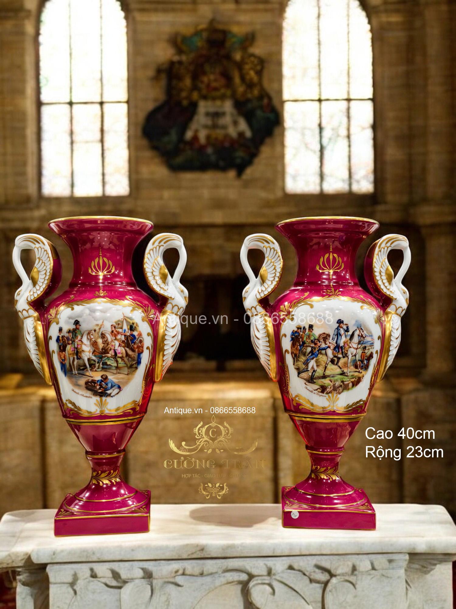 Cặp bình sứ Cặp bình sứ