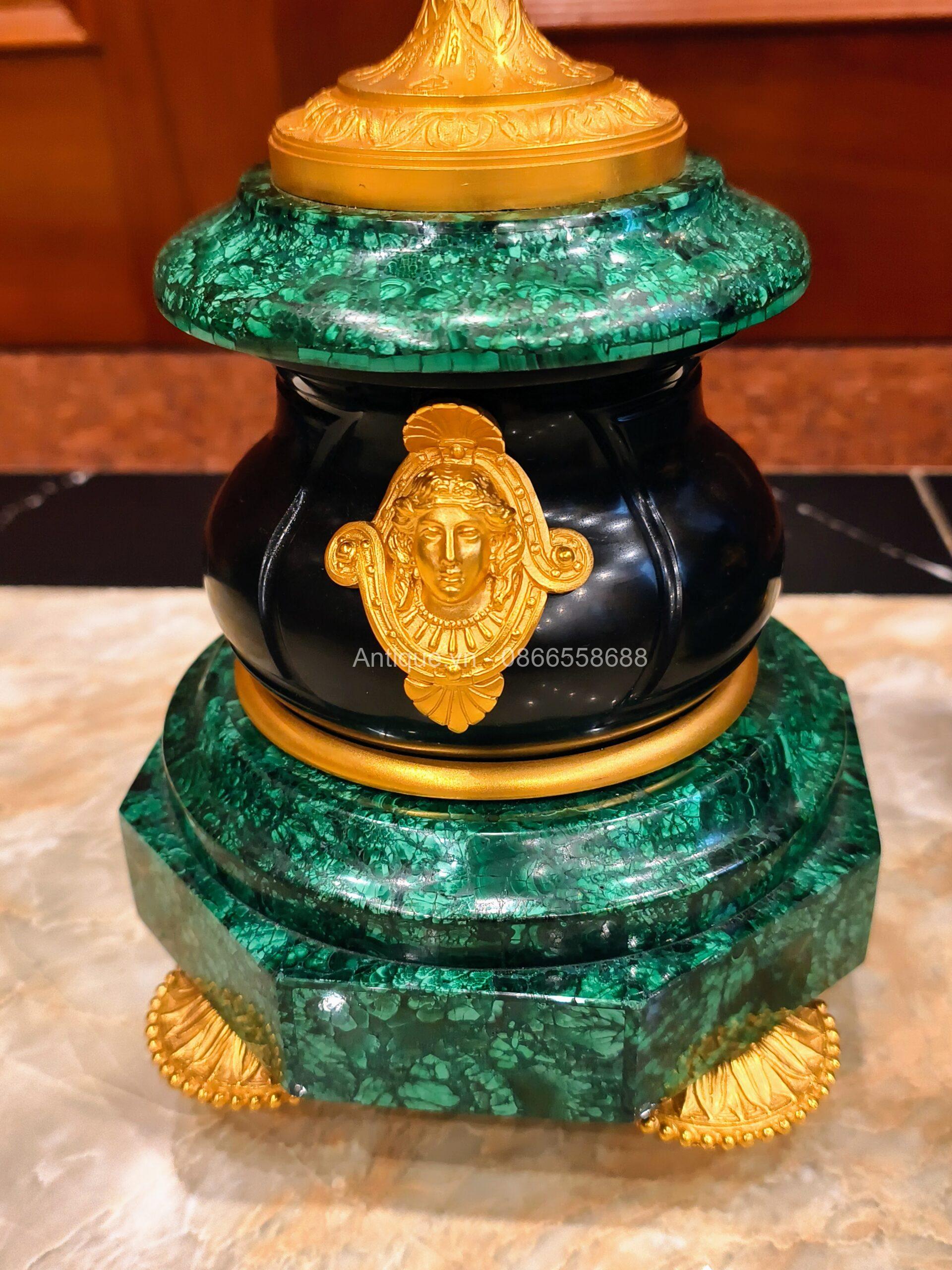 Đồng hồ malachite Đồng hồ malachite
