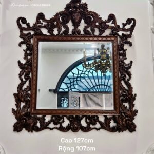 gương gỗ